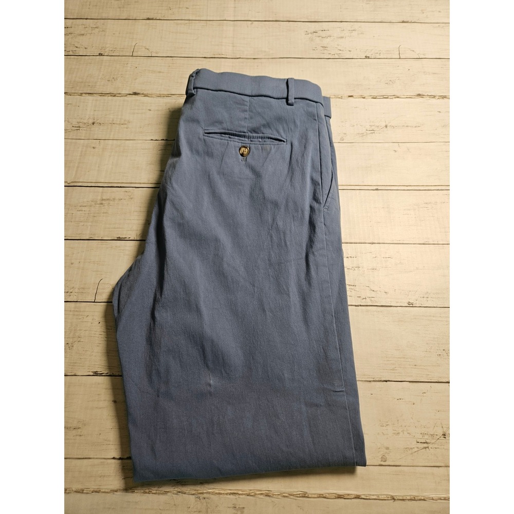 Ralph Lauren Mens Blue Dress Pants 36W x 32L Straight Leg Chino 35x31 Actual